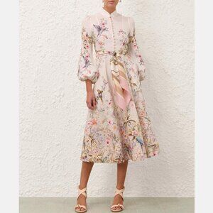 Zimmermann Rebellion Button Midi Dress